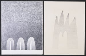 Gerrit Westerveld - Twee potloodtekeningen, Zonder titel kopen? Bied vanaf 70!