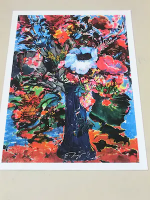 Ernst Fuchs - Bunter Blumenstrauss kopen? Bied vanaf 89!