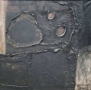 Jan Willem Smeets - Materieschilderij - gesigneerd - 1963 kopen? Bied vanaf 1!