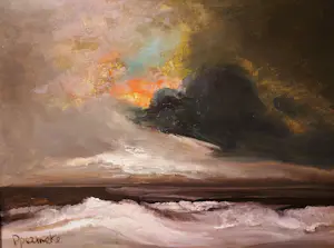 Paul Permeke - Zonsondergang aan zee kopen? Bied vanaf 695!