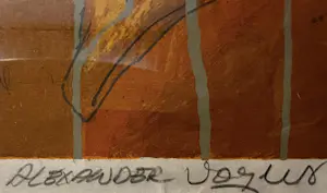 Alexander Vogels - Prachtig groot en kleurrijk werk van Alexander Vogels kopen? Bied vanaf 80!