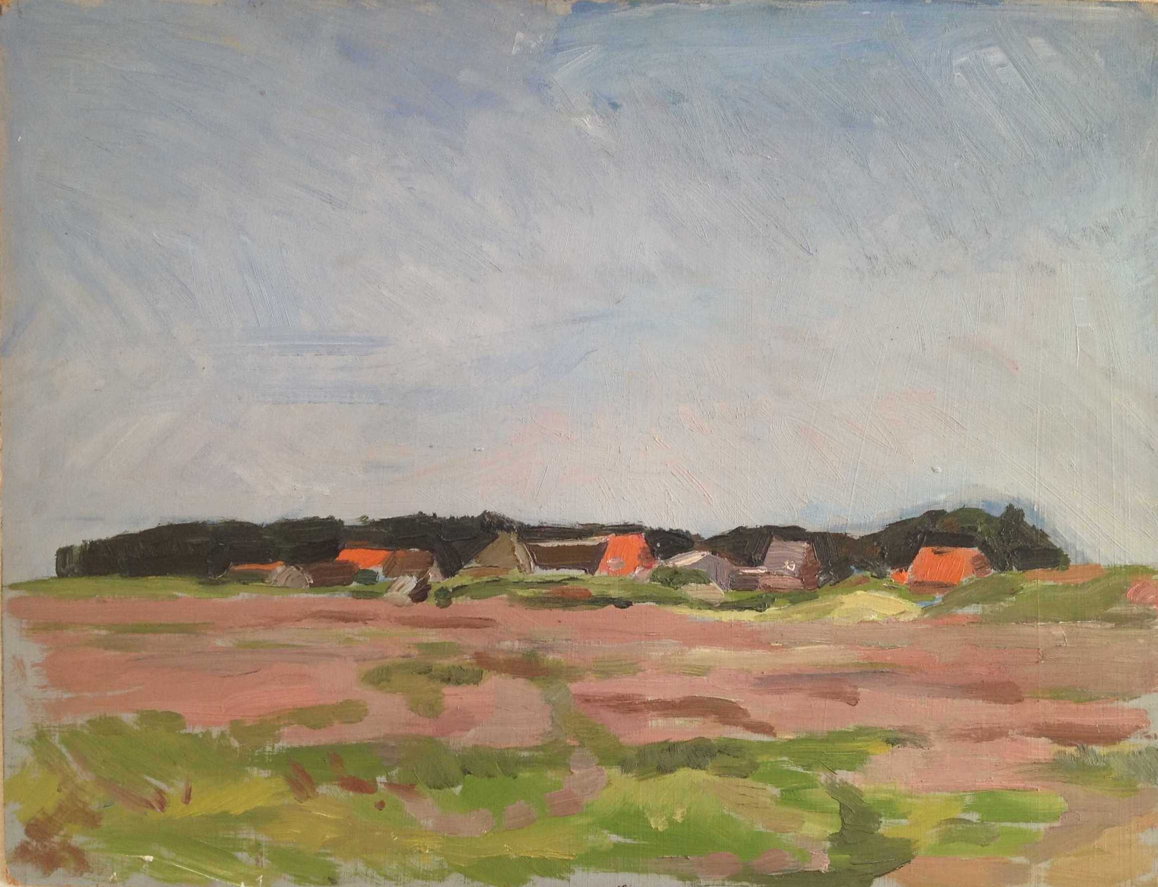 Niet of onleesbaar gesigneerd - Wijds Landschap  kopen? Bied vanaf 1!