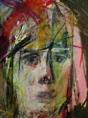 Willem Snitker - vroeg 1968 express Pastel uit zijn Bleeker Galerie Haarlem - gesign met opdracht kopen? Bied vanaf 1!