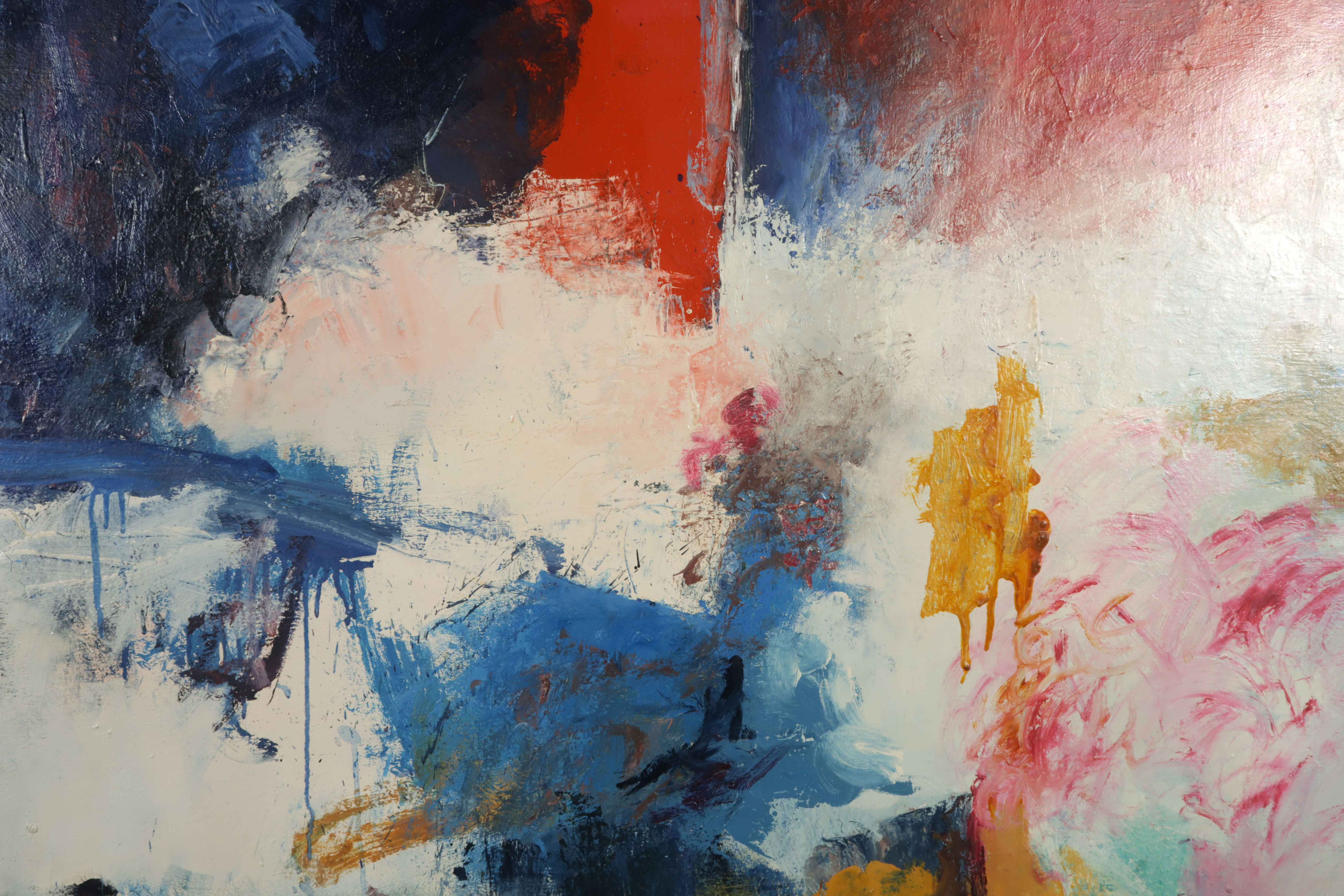 Mathieu Berden - Olieverf op doek, Z.T. - Ingelijst (Zeer groot) kopen? Bied vanaf 250!