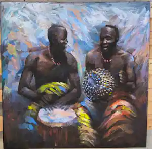 Godwin Adjei Sowah - " music players " - uit Ghana verkauft für € 145!