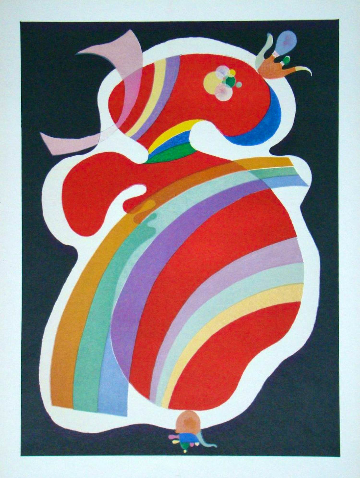 Wassily Kandinsky - De Rode Vorm - 1969 - Originele lithografie - Mourlot kopen? Bied vanaf 100!