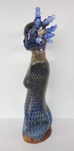 Richard Price - Sculptuur van glas, Blue Lady (Groot!) kopen? Bied vanaf 2000!