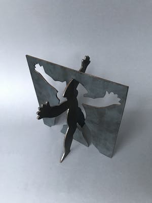 Jan Snoeck - Pacemaker (object van cortenstaal) kopen? Bied vanaf 222!
