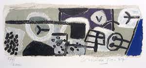 Corneille - April in Paris, zeefdruk verkocht voor € 160!