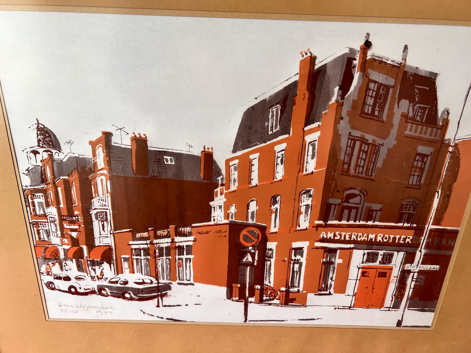 Niet of onleesbaar gesigneerd - Amsterdam Rotterdam Bank Statenlaan Statenkwartier Den Haag kopen? Bied vanaf 1!