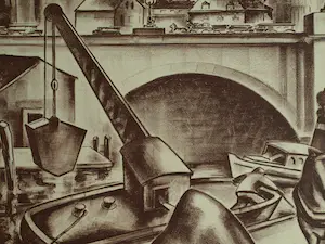 Mommie Schwarz - Kunst-Schoolplaat (?) uit ca. 1975 , “Paris”, Parijs - SBV Utrecht kopen? Bied vanaf 1!