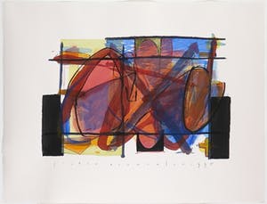 Pieter Vermeulen - Gemengde techniek op papier, Zonder titel - Ingelijst kopen? Bied vanaf 20!