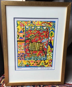 Gertie Janssen - C4726-18, Gertie Janssen, Sunrise II, zeefdruk kopen? Bied vanaf 75!