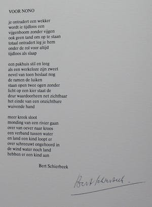 Nono Reinhold - 5 kleuren ets -1983 + gesigneerd gedicht Bert Schierbeek kopen? Bied vanaf 50!