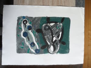 Piet Warffemius - Zeefdruk, Titel. Slangenkracht 1 kopen? Bied vanaf 25!