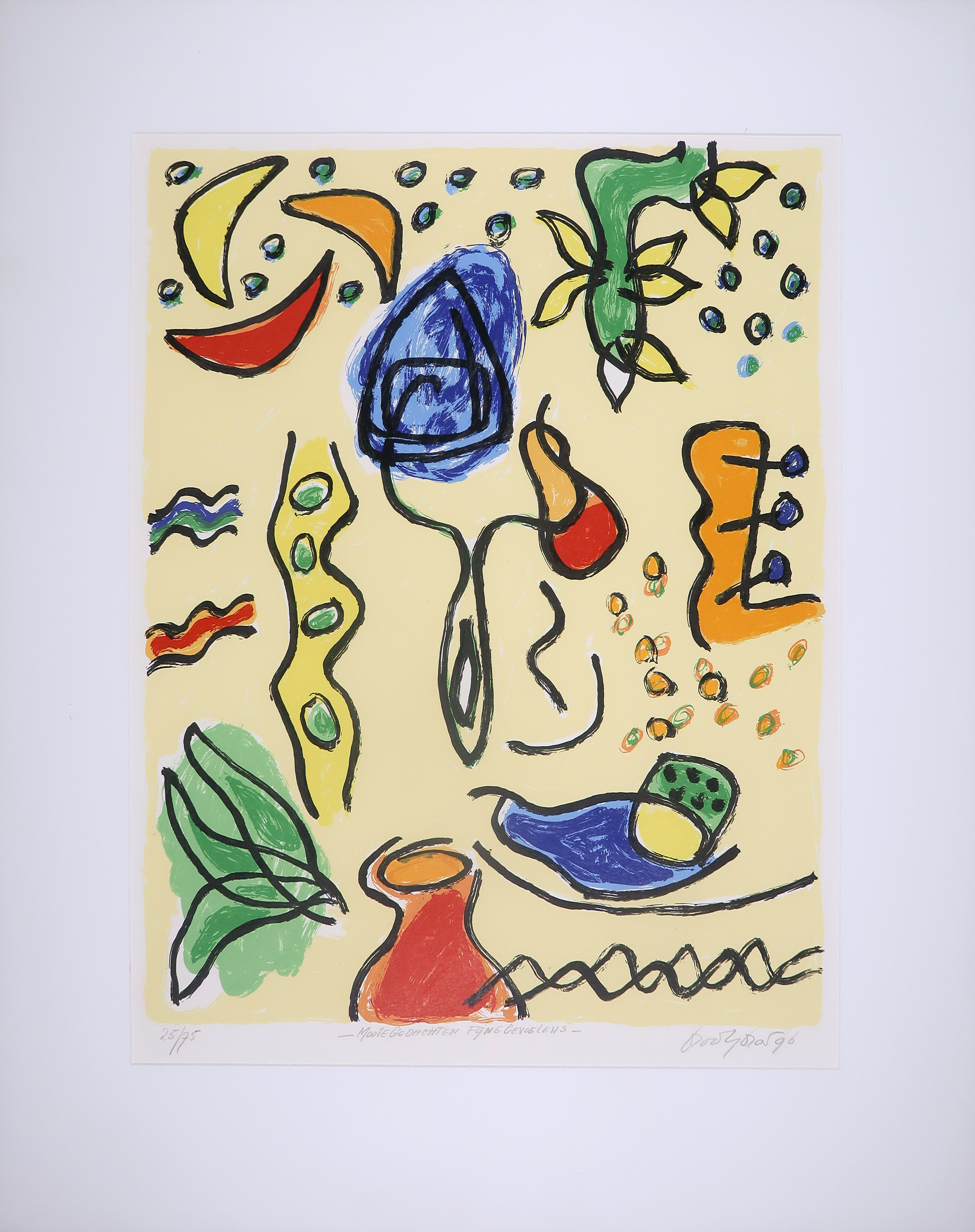 Keimpe Kootstra - Zeefdruk, Mooie Gedachten Fijne Gevoelens kopen? Bied vanaf 1!