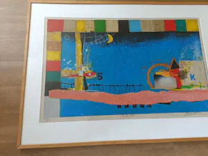 Buy Theo Koster - Night fall schitterende bewerkte zeefdruk GROOT ingelijst? Bid from 275!