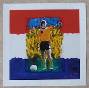 Corneille - JOHAN CRUIJFF / KIST MET 5 KLEURZEEFDRUKKEN / VERZAMELOBJECT / € 2.195 kopen? Bied vanaf 295!