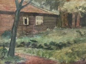 Niet of onleesbaar gesigneerd - C4350-23 - Boerderij in het bos kopen? Bied vanaf 10!