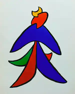 Alexander Calder - Stabile, originele litho (1963) verkauft für € 75!