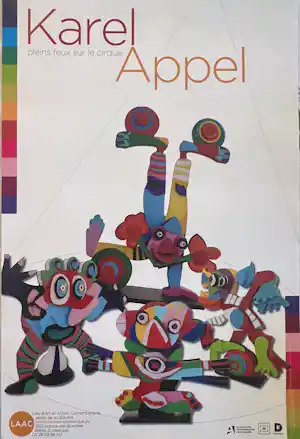Karel Appel - Circus Poster - LAAC vendu pour 22€ !