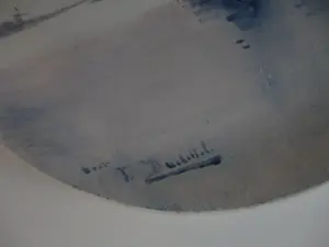 N.V. Porselein- en Tegelfabriek Mosa - 2 antieke Delftse borden kopen? Bied vanaf 50!