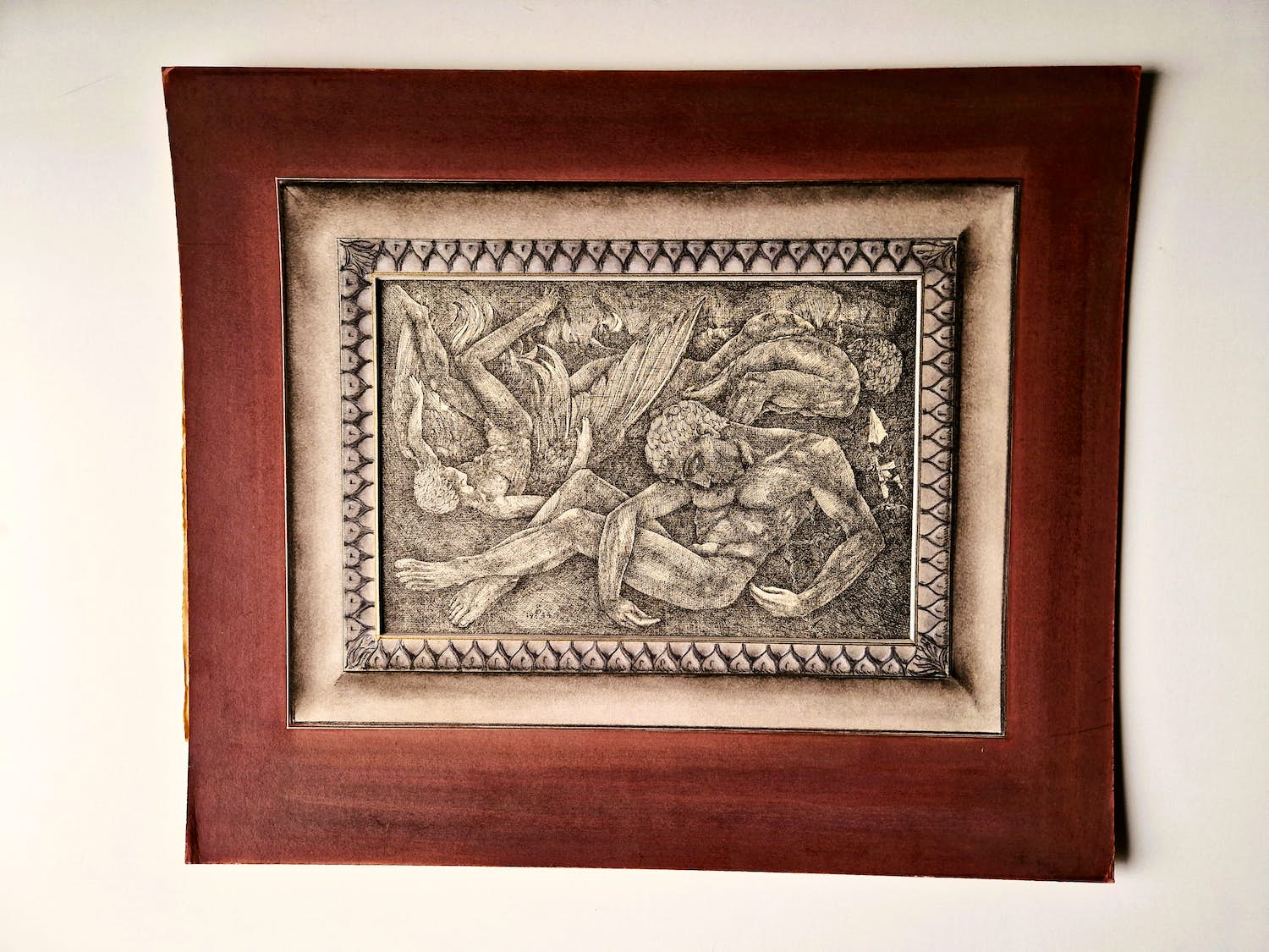 Pieter Starreveld - Zeldzame 1944 Lithografie "Naakten" in een door j.c. Jongens gemaakte lijst kopen? Bied vanaf 65!