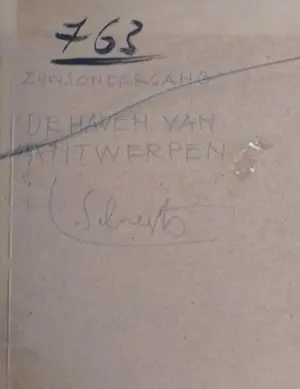 Lode Sebregts - Havengezicht Antwerpen van Lode Sebregts kopen? Bied vanaf 50!