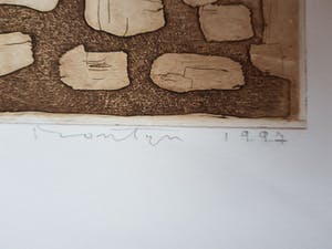 Jan Montyn - kleurenets 59/90, gesigneerd en gedateerd 1997 kopen? Bied vanaf 1!