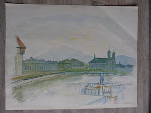 Karel van Seben - Aquarel. Stilleven. kopen? Bied vanaf 15!