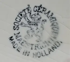 Societe Ceramique - Vintage Art Deco fruitschaal, terrine keramiek kopen? Bied vanaf 69!