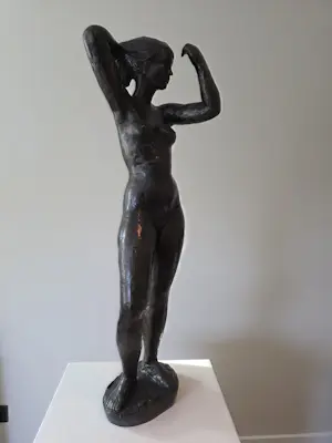 Flory Italianer - Staand vrouwelijk naakt - Groot beeld! kopen? Bied vanaf 1650!