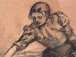 Carel Nicolaas Storm van 's-Gravesande - Tekening Jonge vrouw kopen? Bied vanaf 1000!