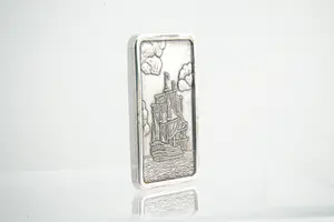 73 - origineel fa. Schöne gegoten massief zilveren 0.999 1 ounce baartje kopen? Bied vanaf 42!