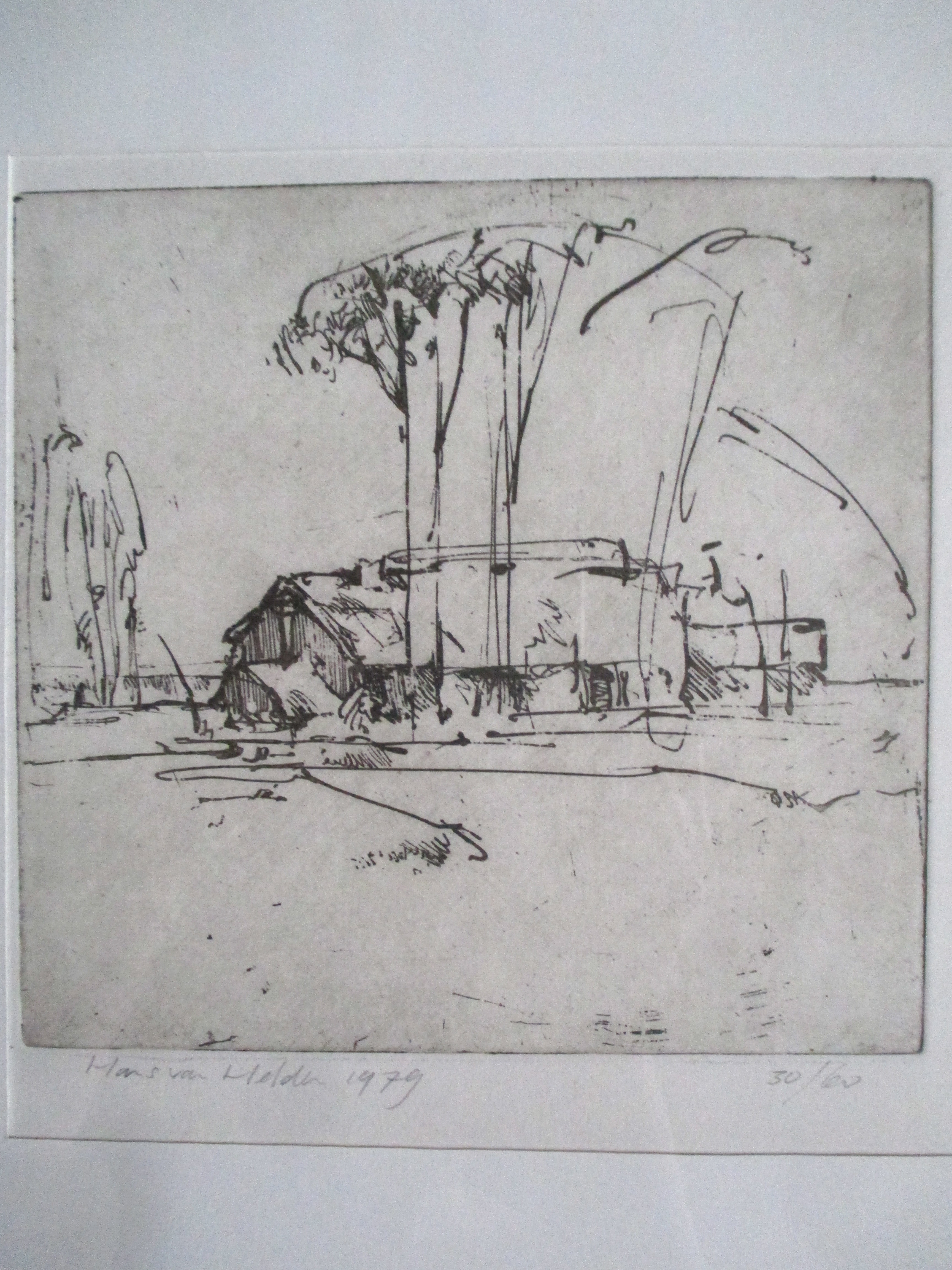 Hans van Helden - Ingelijste ets kopen? Bied vanaf 30!