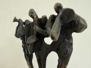 Bernadette Leijdekkers - Bronzen sculptuur | 'De muzikanten' kopen? Bied vanaf 20!