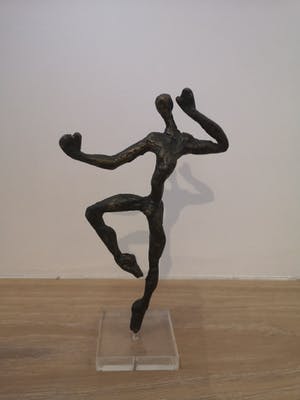 Brons (Onbekend) - Mannelijk sculptuur met onbekende inscriptie kopen? Bied vanaf 45!