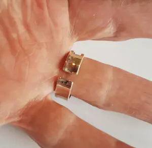 Nieuwe zilveren ring met Pyriet kopen? Bied vanaf 60!
