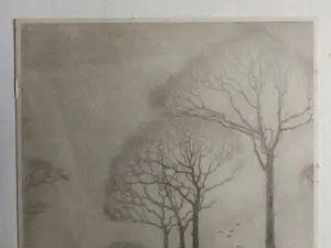 Jan Mankes - Bomenrij. Heliogravure. kopen? Bied vanaf 1!