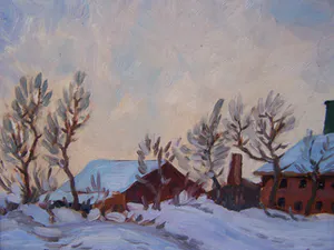 Jan Dekker - Winter in Bakkum kopen? Bied vanaf 70!