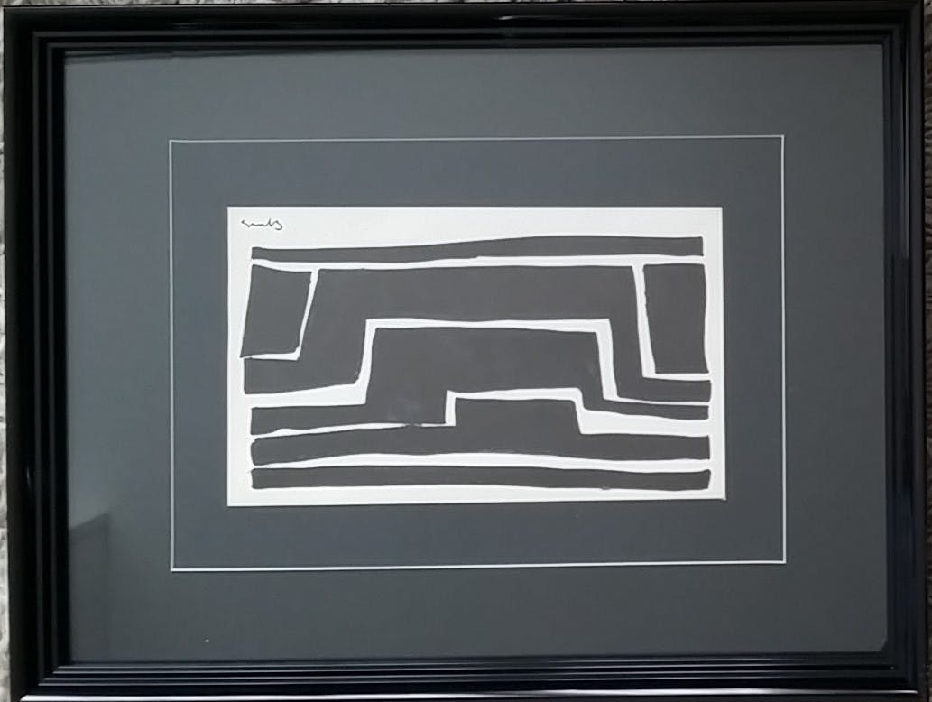 Siep van den Berg - Inkt op papier verkocht voor € 120!