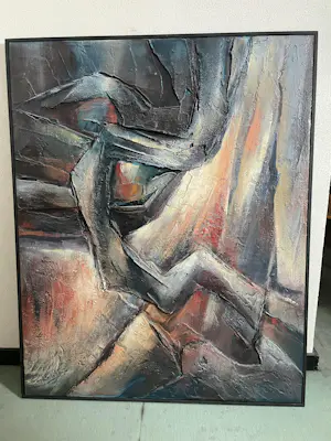Wim Vellekoop - Abstract werk op canvas kaufen? Bieten Sie von 100!