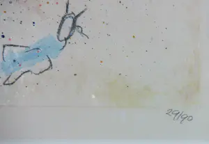 Alexander Vogels - Zeefdruk, Z.T - Ingelijst kopen? Bied vanaf 50!