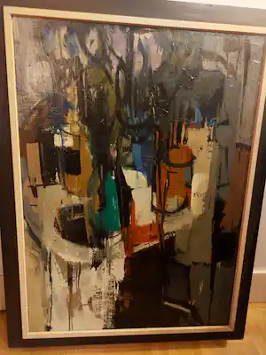 Frans Hollaardt - Abstract-Stilleven verkauft für € 150!