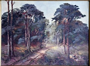 Adriaan Terhell - Boslandschap kopen? Bied vanaf 50!