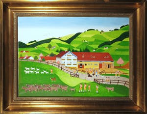 Jan Verheyen - Olieverf op doek, Ons Appenzeller - Ingelijst kopen? Bied vanaf 300!