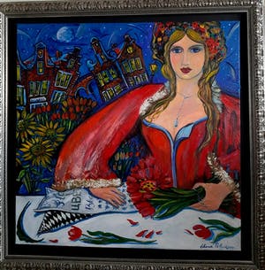 Elena Polyakova - Flower girl in Amsterdam kopen? Bied vanaf 275!