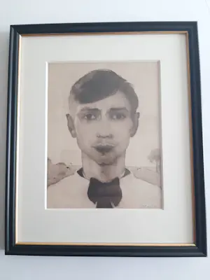 Jan Mankes - Originele Heliogravure Zelfportret 1923 kopen? Bied vanaf 120!