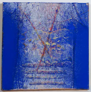 Chabab Tayefeh Mohajer - Gemengde techniek op doek, Lot van 7 kleine unieke werken kopen? Bied vanaf 150!