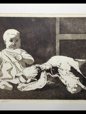 Co van Assema - Droge naald, Stilleven zonder titel. kopen? Bied vanaf 30!